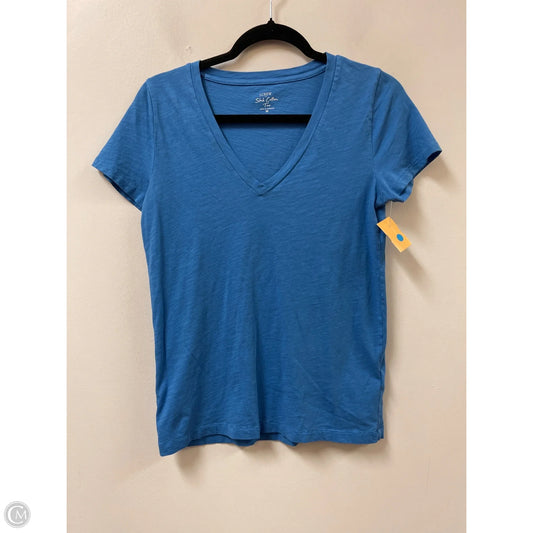 Top Short Sleeve By J. Crew In Blue, Size: M