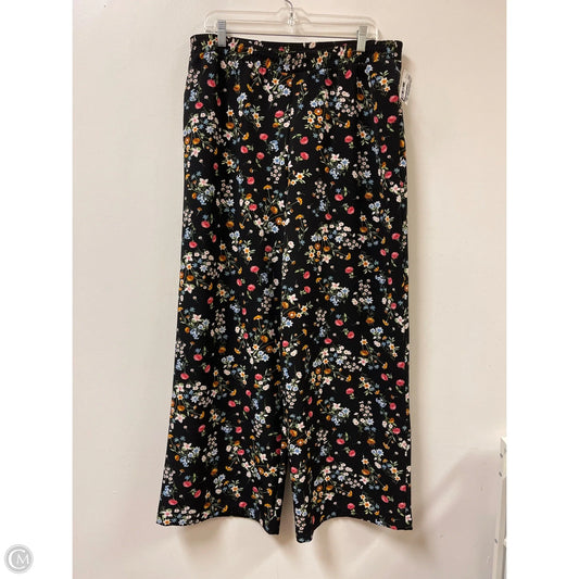 Pants Wide Leg By Roz And Ali In Floral Print, Size: 12