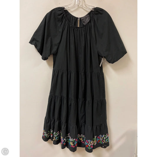 Dress Casual Midi By Johnny Was In Black, Size: L