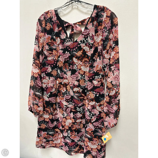 Dress Casual Midi By Msk In Multi-colored, Size: S