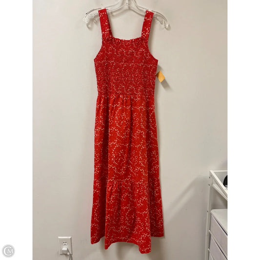 Dress Casual Maxi By Everlane In Red, Size: S