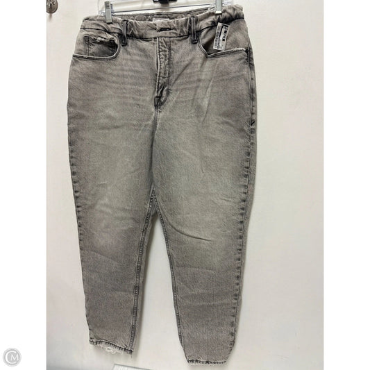 Jeans Skinny By Good American In Grey, Size: 14