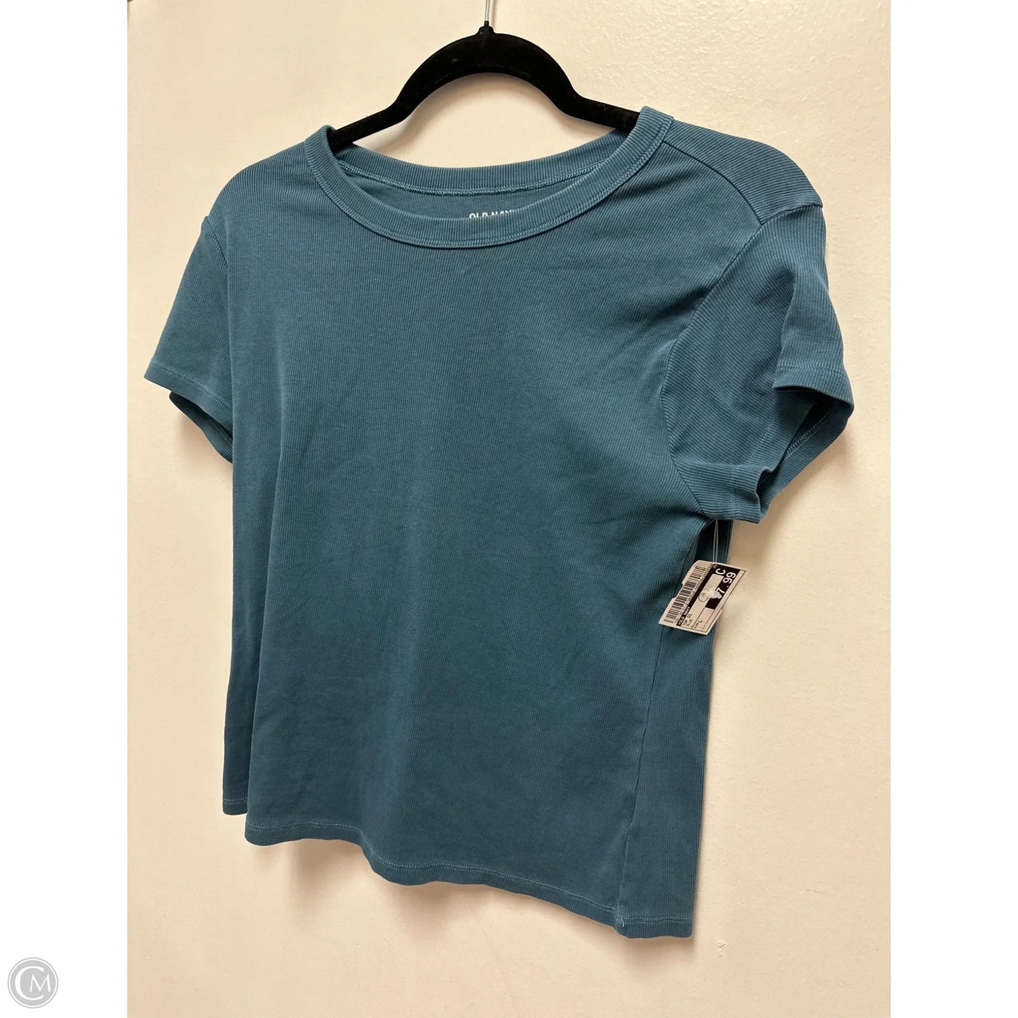 Top Short Sleeve By Old Navy In Blue, Size: L