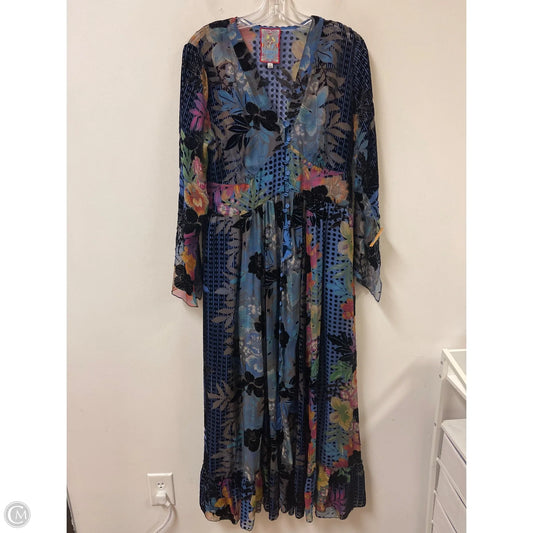 Dress Casual Maxi By Johnny Was In Blue, Size: S