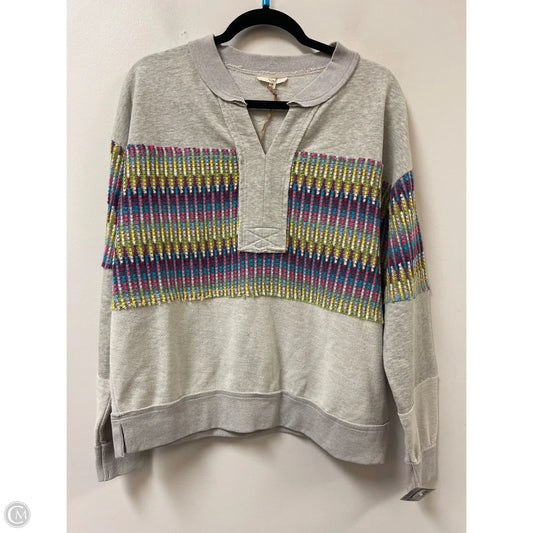Sweater By Easel In Grey, Size: S