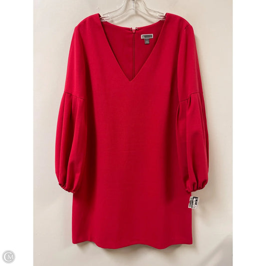 Dress Casual Midi By Chelsea 28 In Pink, Size: Xl