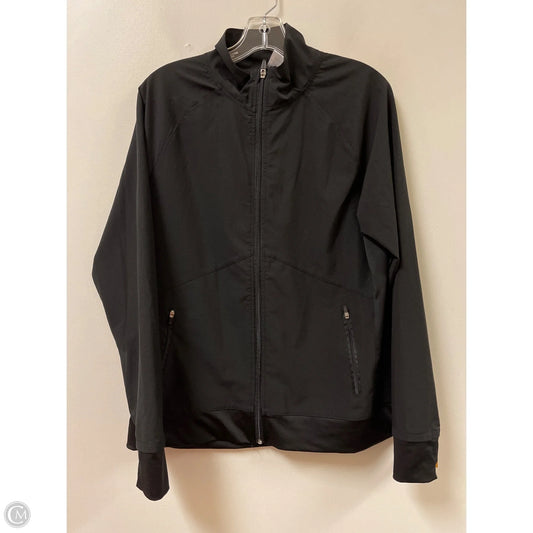 Athletic Jacket By Jockey In Black, Size: L