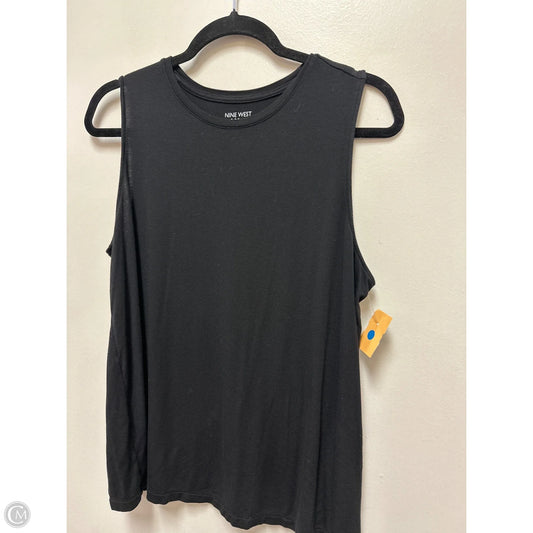 Tank Top By Nine West In Black, Size: Xl