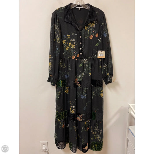 Dress Casual Maxi By John Mark In Black, Size: S