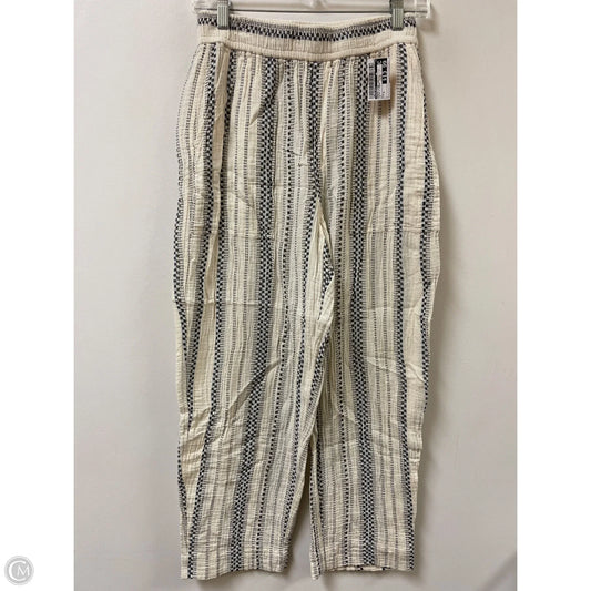 Pants Wide Leg By Madewell In Black & Cream, Size: 4