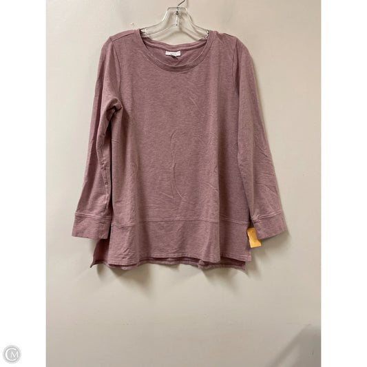 Top Long Sleeve By Pure Jill In Pink, Size: M