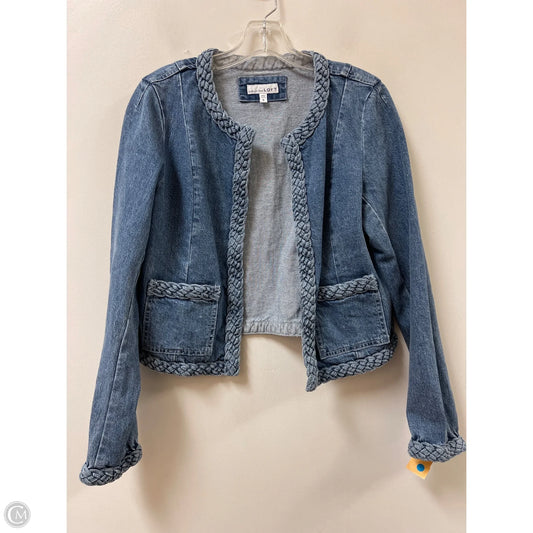 Jacket Denim By Loft In Blue Denim, Size: S