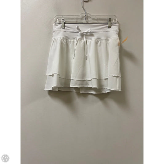 Athletic Skort By Dsg Outerwear In White, Size: M