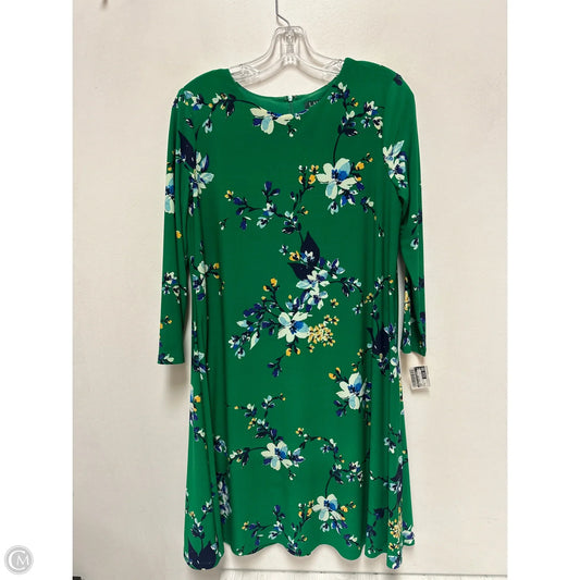Dress Casual Midi By Lauren By Ralph Lauren In Green, Size: 8