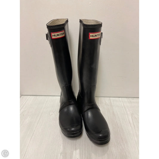 Boots Rain By Hunter In Black, Size: 7