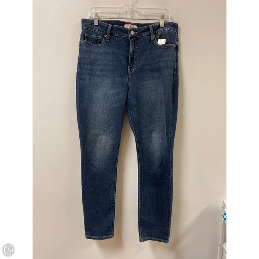 Jeans Skinny By Lucky Brand In Blue Denim, Size: 14