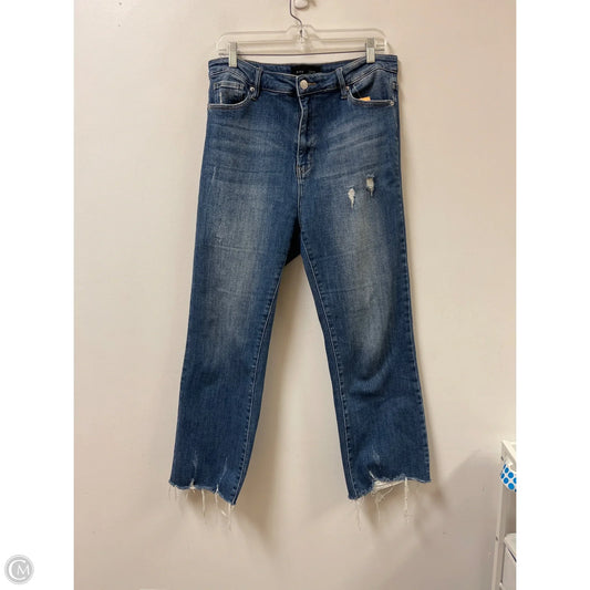 Jeans Skinny By Risen In Blue Denim, Size: 14