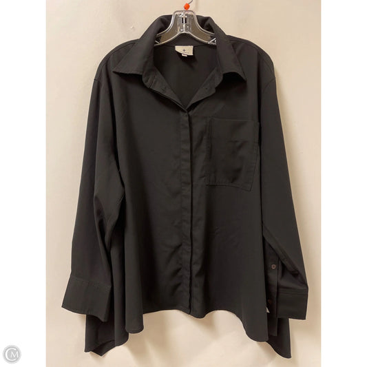 Blouse Long Sleeve By Tuckernuck In Black, Size: Xl