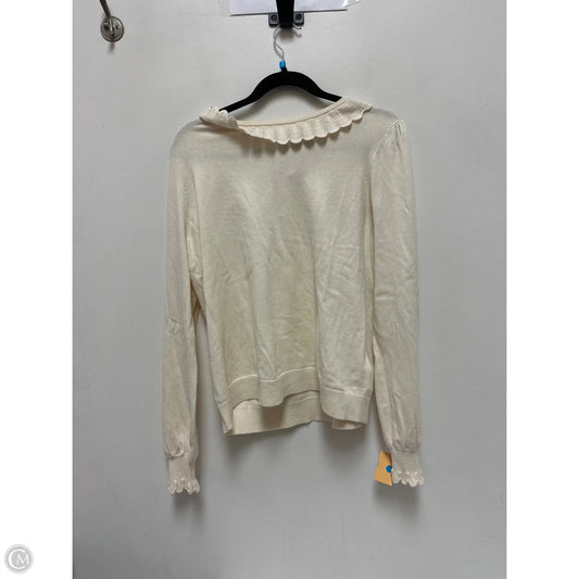 Sweater By Boden In Cream, Size: Xl
