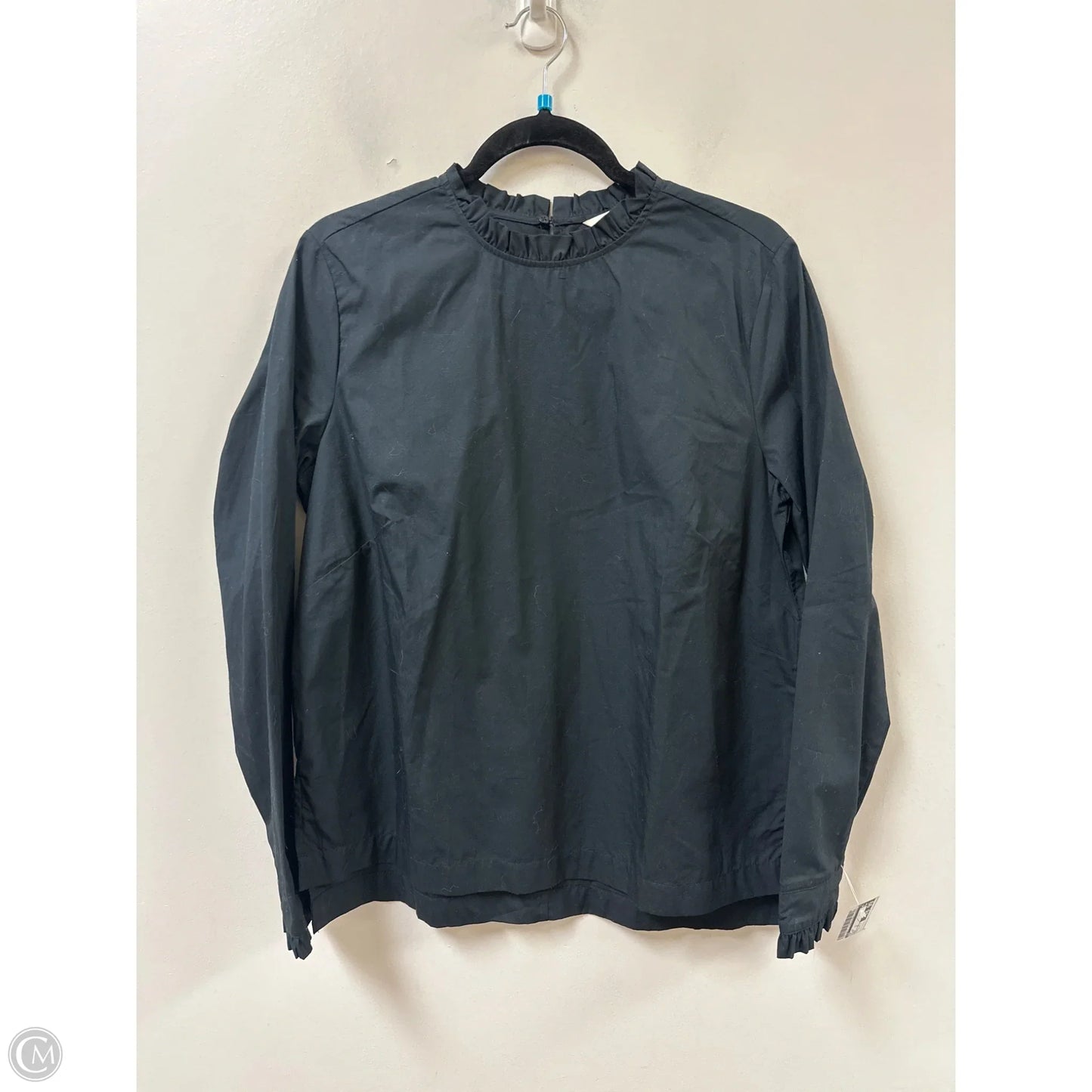 Top Long Sleeve By H&m In Black, Size: L