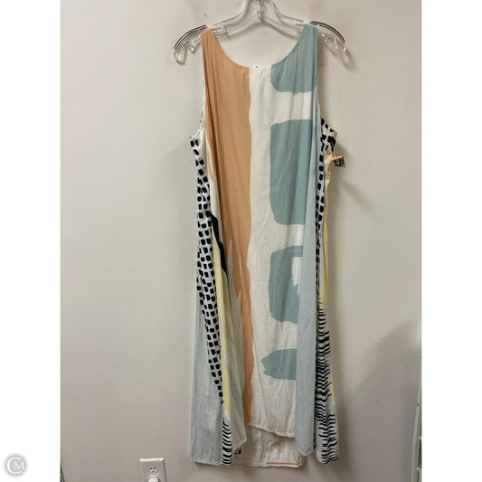 Dress Casual Maxi By Chicos In Multi-colored, Size: L