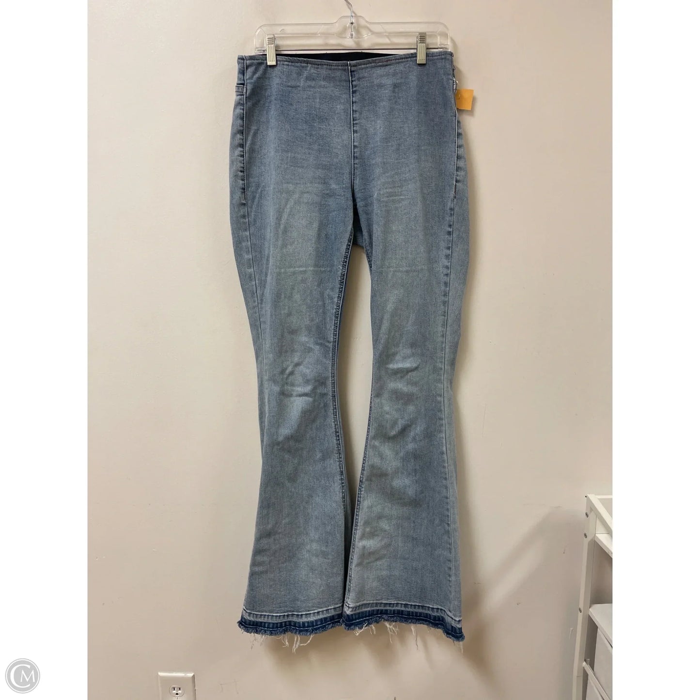 Jeans Wide Leg By Rock & Roll In Blue Denim, Size: 10