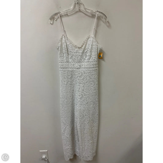 Jumpsuit By Express In White, Size: S