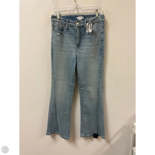 Jeans Boot Cut By Good American In Blue Denim, Size: 8