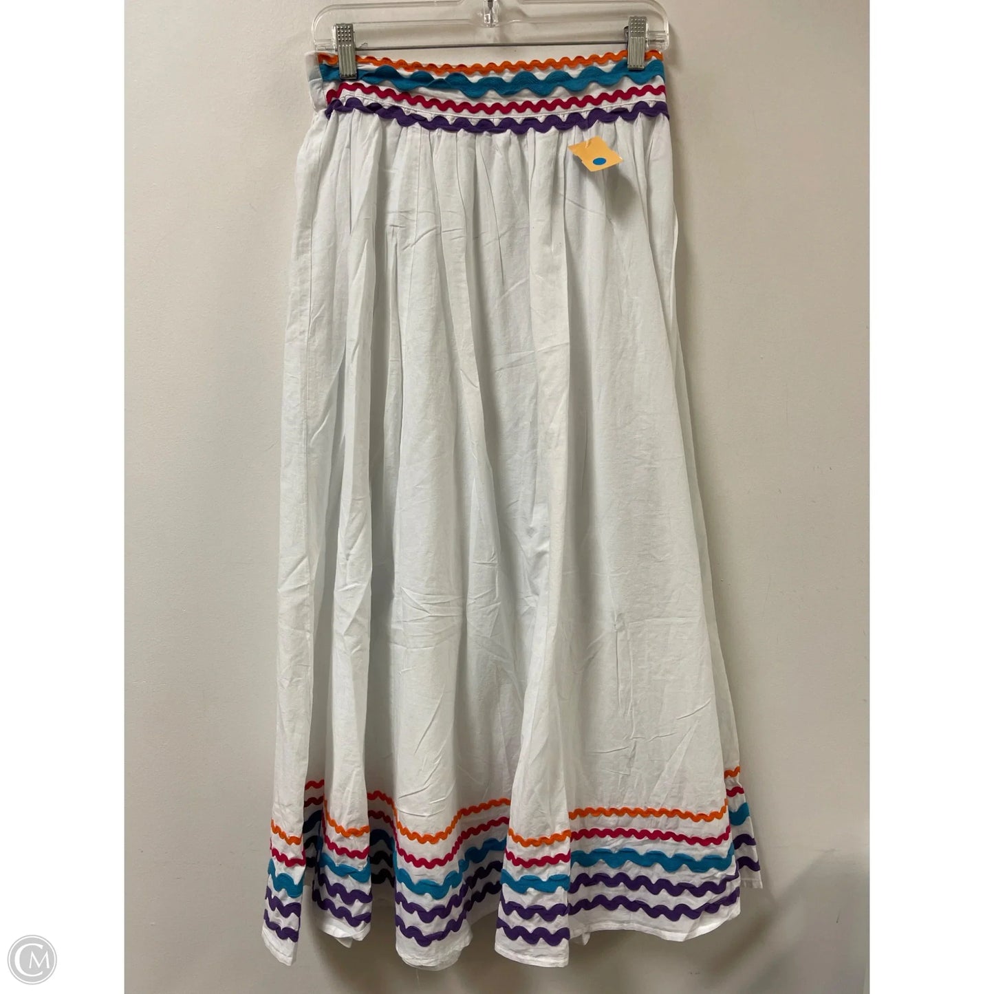 Skirt Maxi By Clothes Mentor In White, Size: 10
