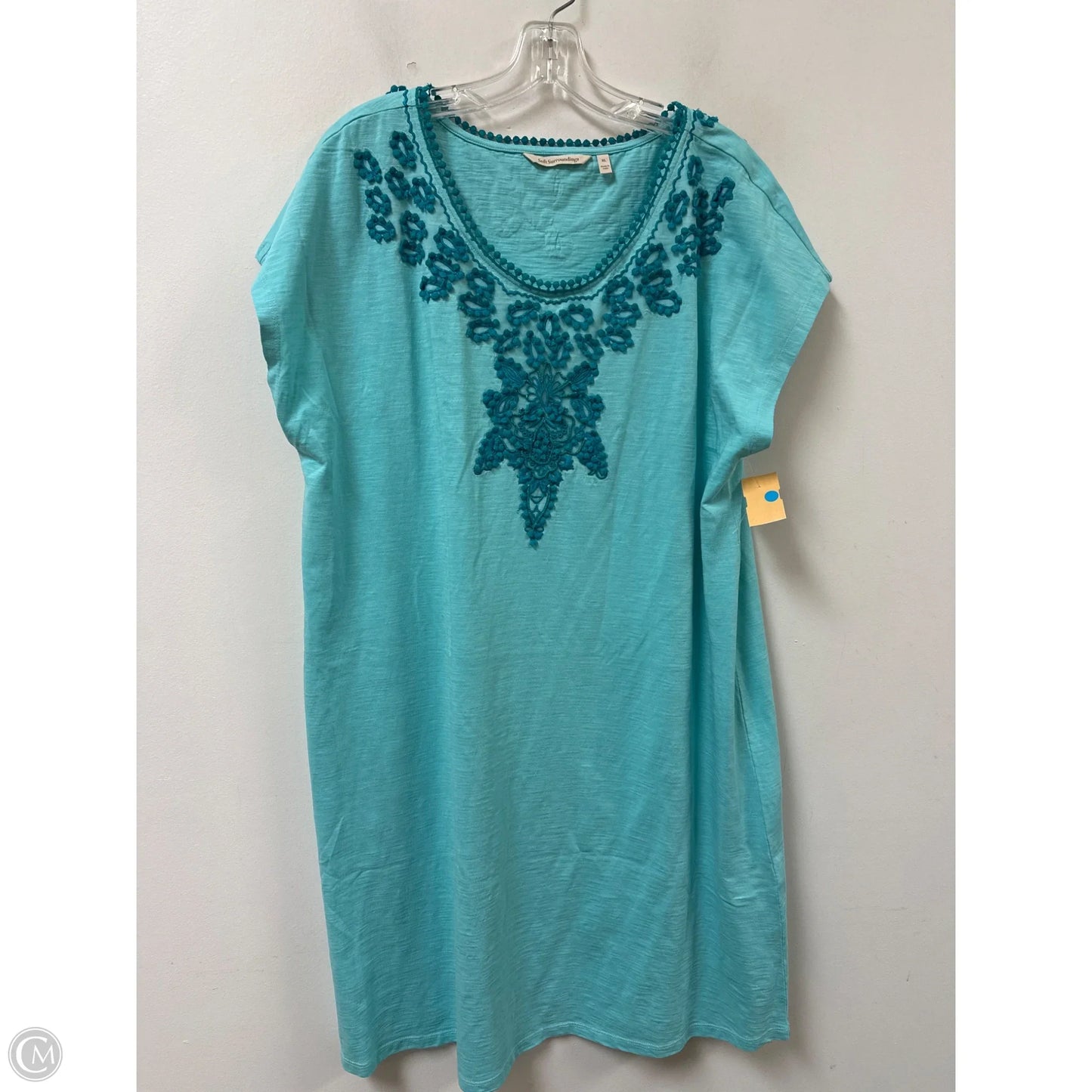 Dress Casual Midi By Soft Surroundings In Blue, Size: Xl
