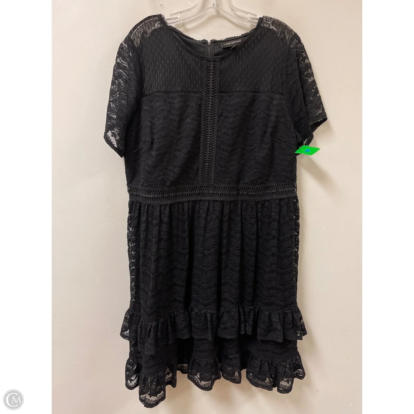 Dress Casual Midi By Lane Bryant In Black, Size: 2x