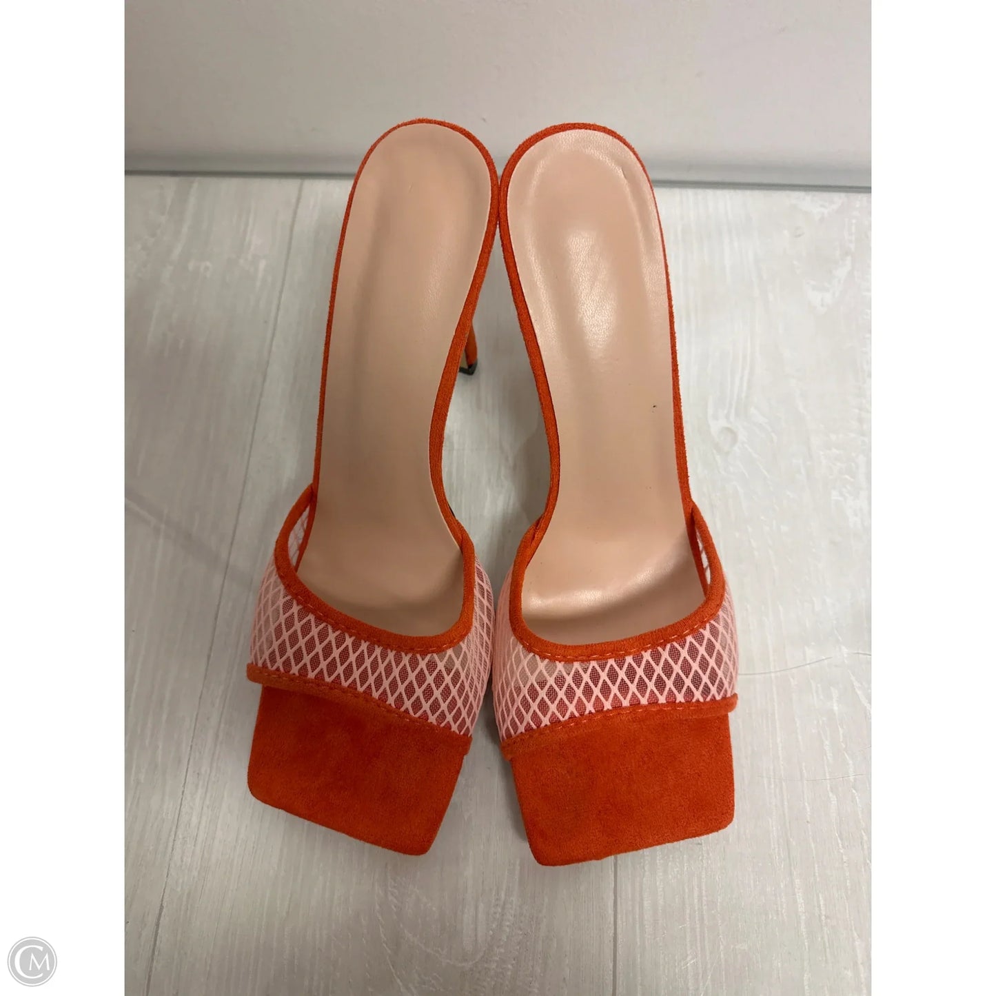 Shoes Heels Stiletto By Clothes Mentor In Orange, Size: 11.5