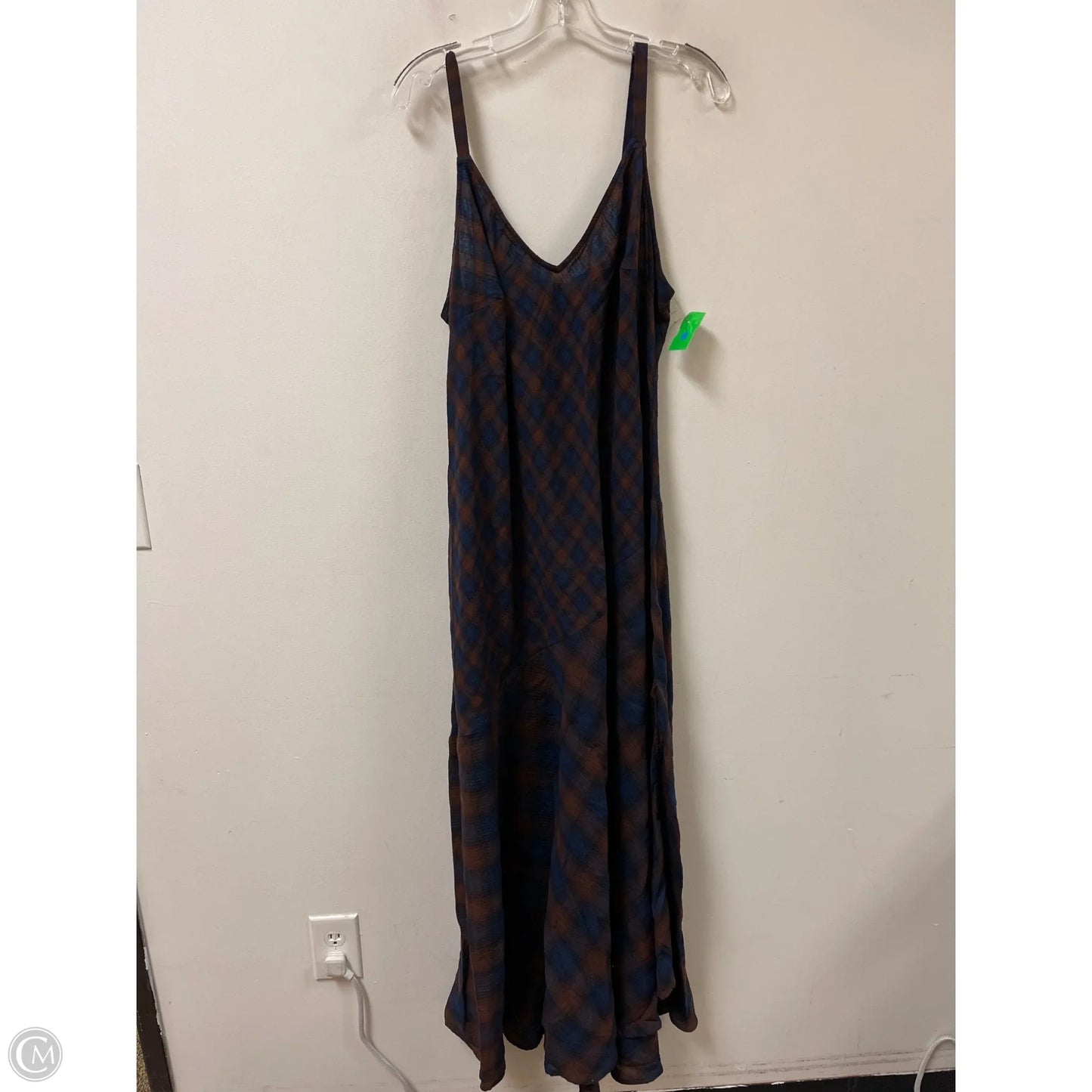 Dress Casual Maxi By Torrid In Blue & Brown, Size: 2x