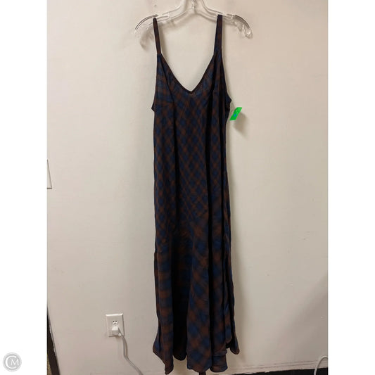 Dress Casual Maxi By Torrid In Blue & Brown, Size: 2x