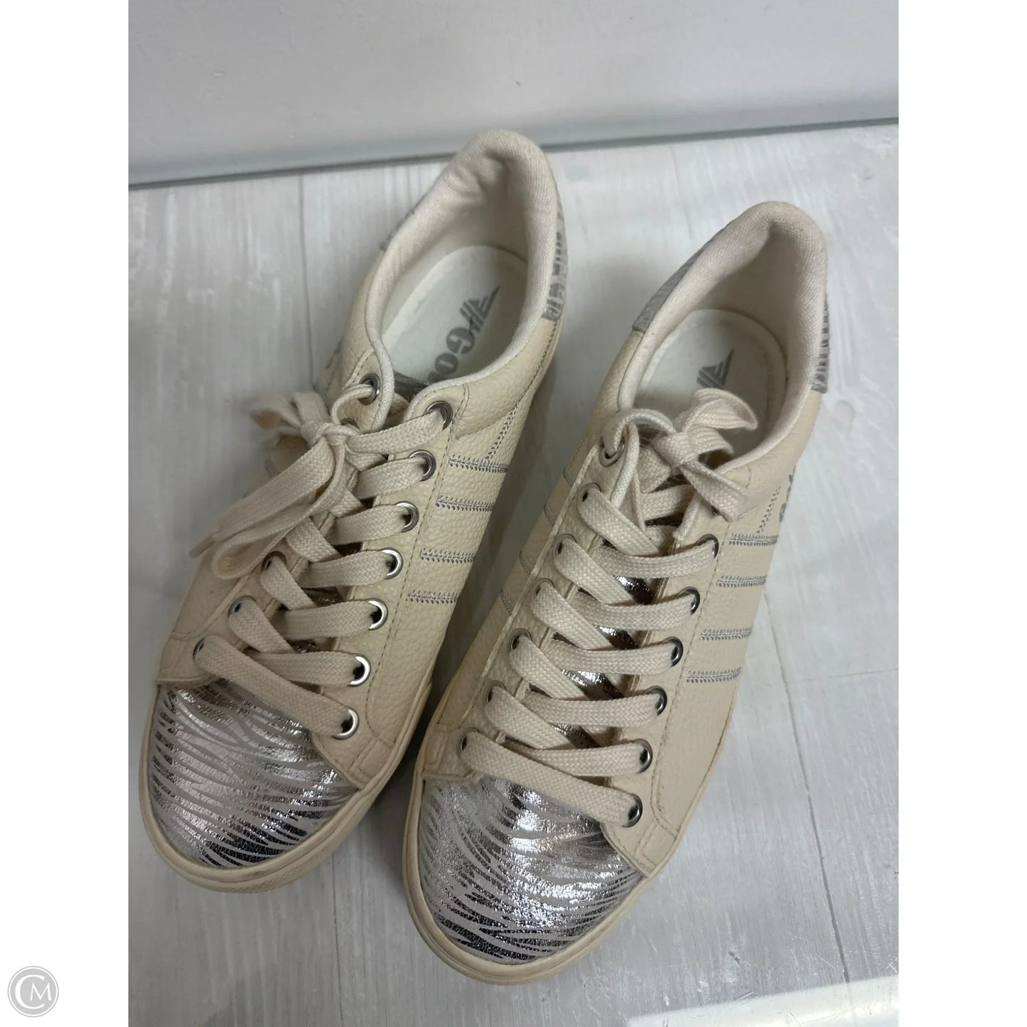 Shoes Sneakers By Gola In Cream, Size: 7