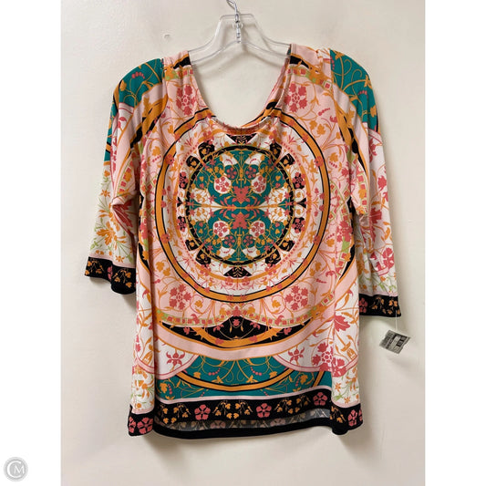 Top Long Sleeve By Style And Company In Multi-colored, Size: L