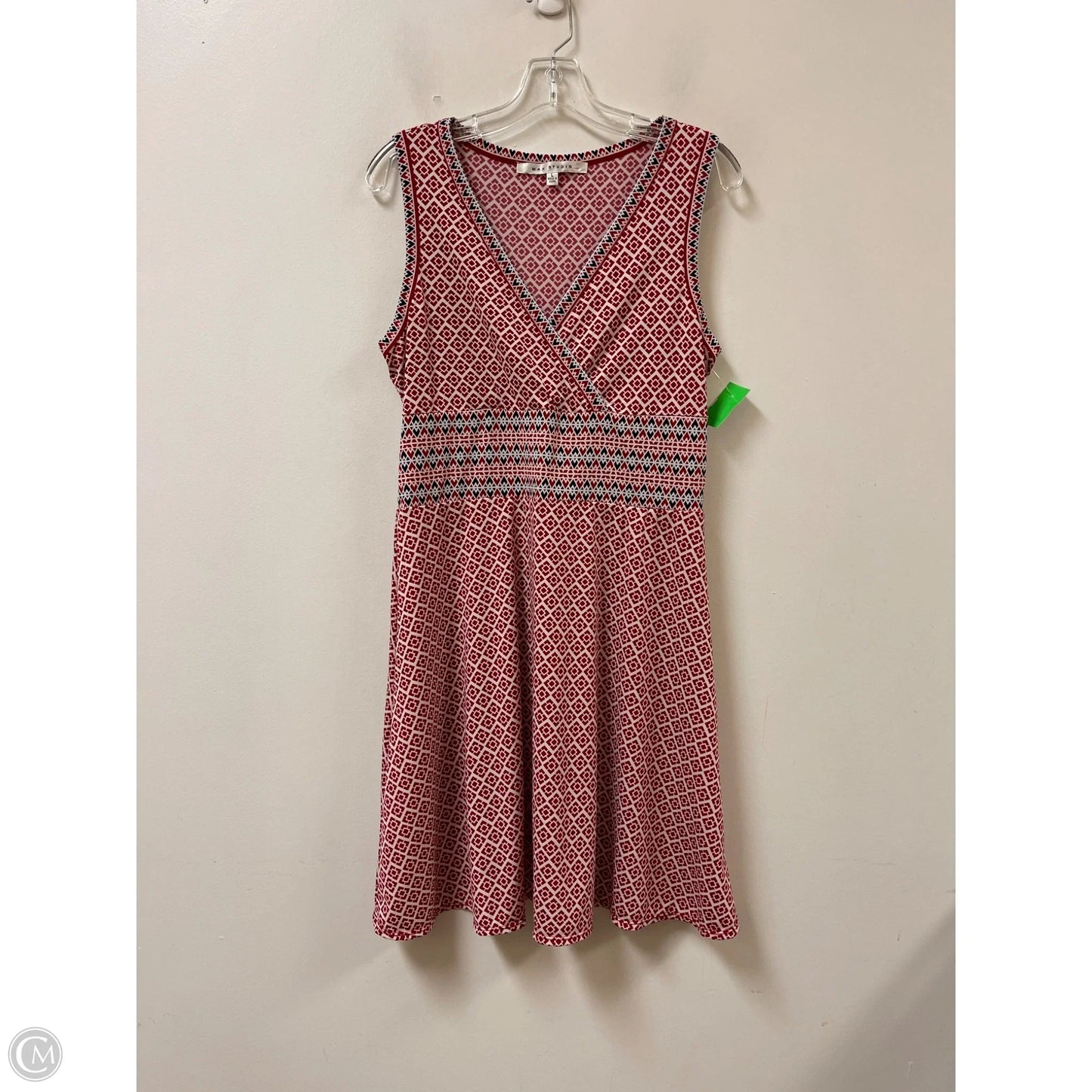 Dress Casual Midi By Max Studio In Red, Size: L