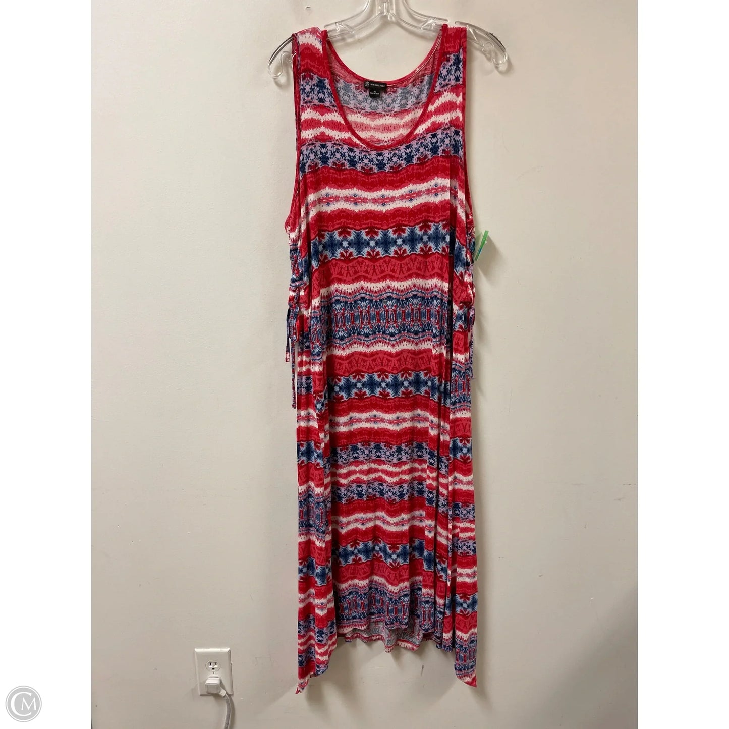 Dress Casual Maxi By New Directions In Red, Size: Xl