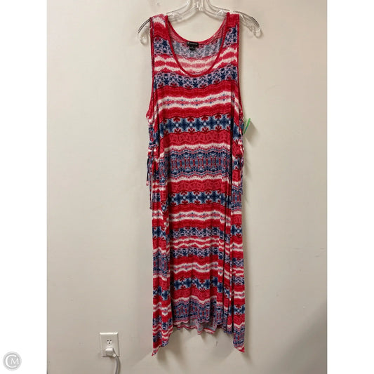 Dress Casual Maxi By New Directions In Red, Size: Xl