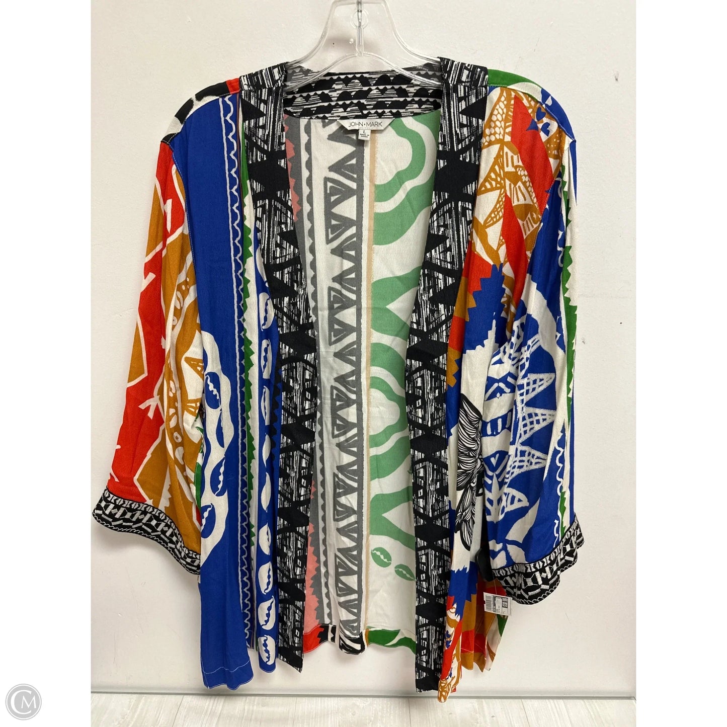 Kimono By John Mark In Nautical Print, Size: L