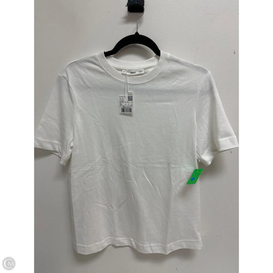 Top Short Sleeve By Mng In White, Size: Xs