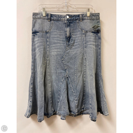 Skirt Designer By Rebecca Minkoff In Blue Denim, Size: 8