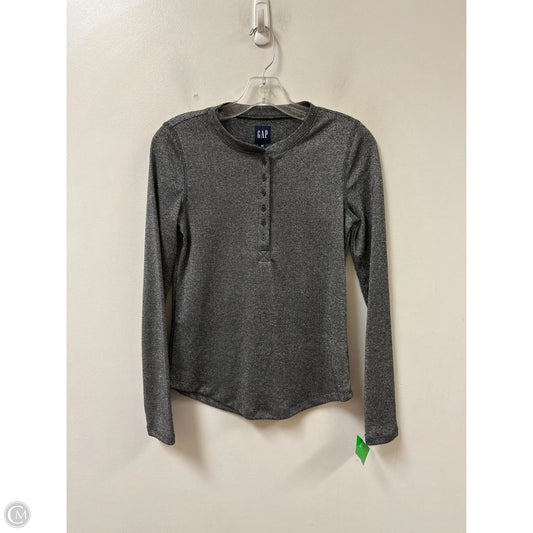 Top Long Sleeve By Gap In Silver, Size: Xs