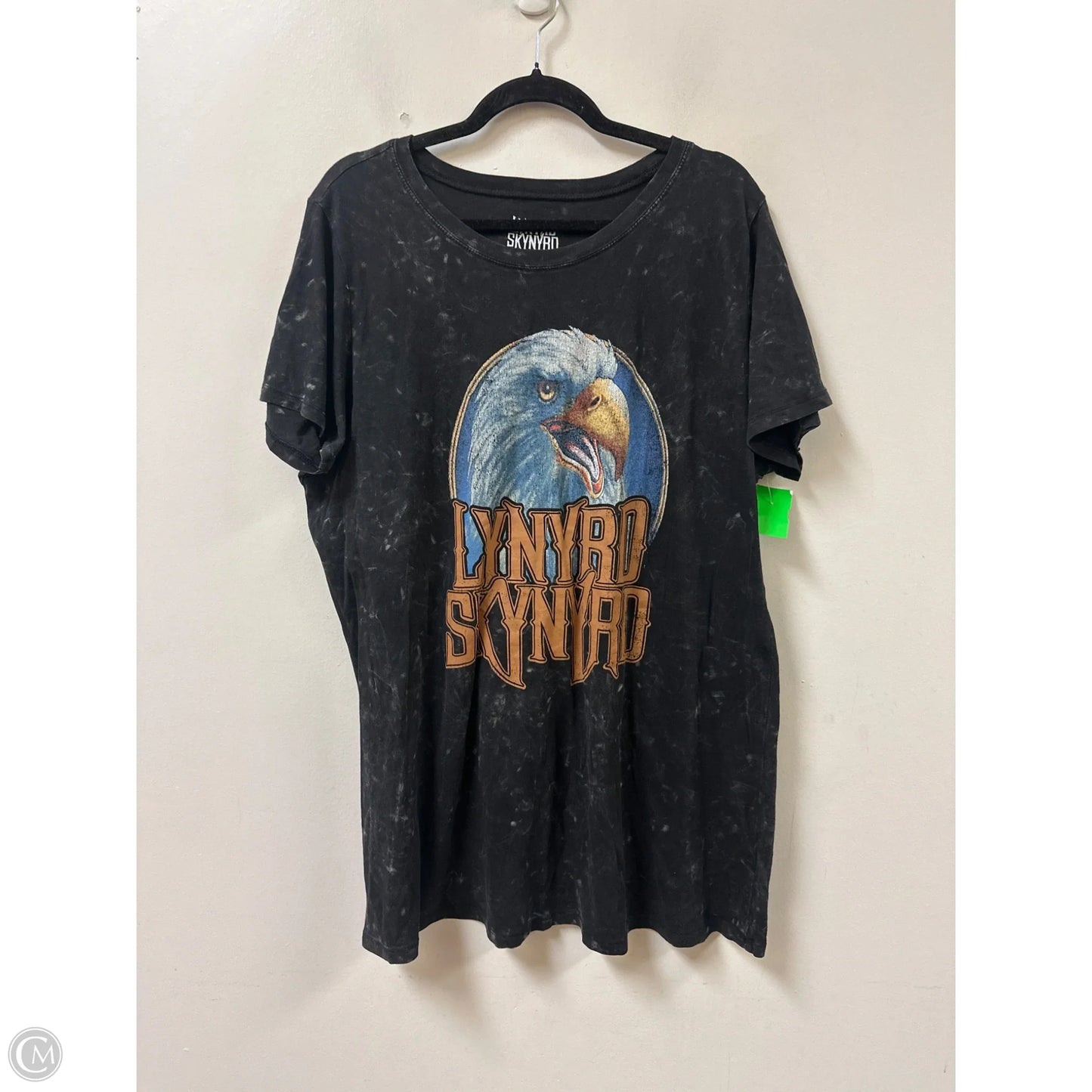 Top Short Sleeve By Clothes Mentor In Black, Size: 2x