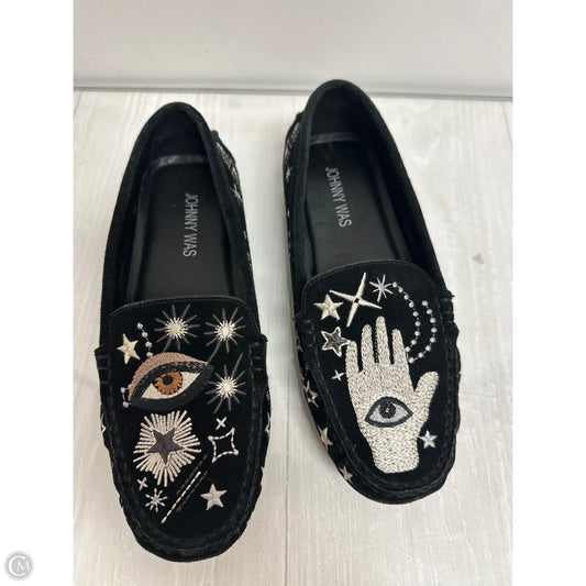 Shoes Flats By Johnny Was In Black, Size: 7