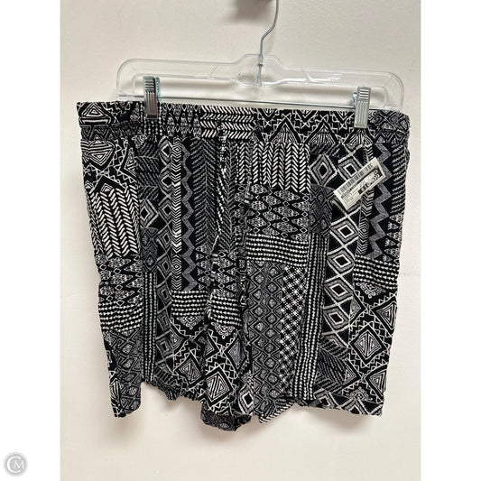 Shorts By Robert Louis In Black & White, Size: 12