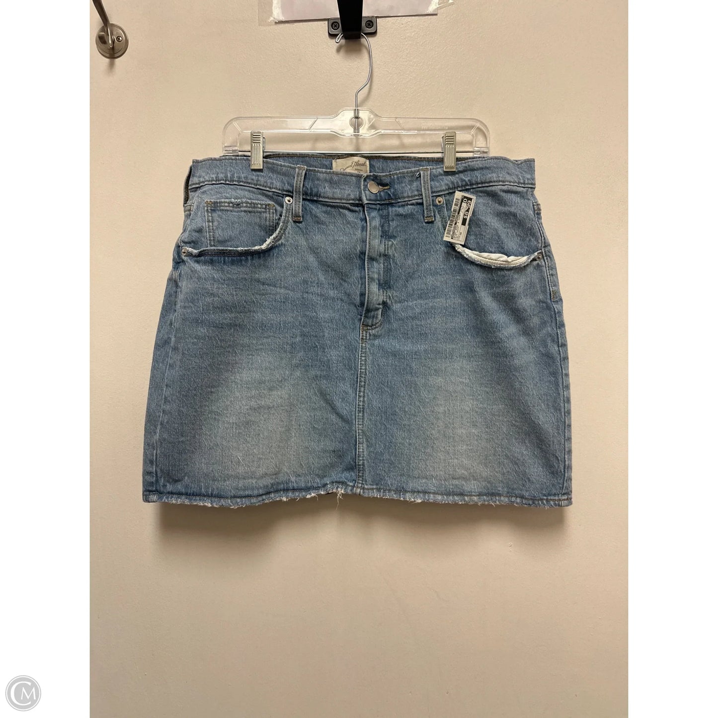 Skirt Mini & Short By Universal Thread In Blue Denim, Size: 16