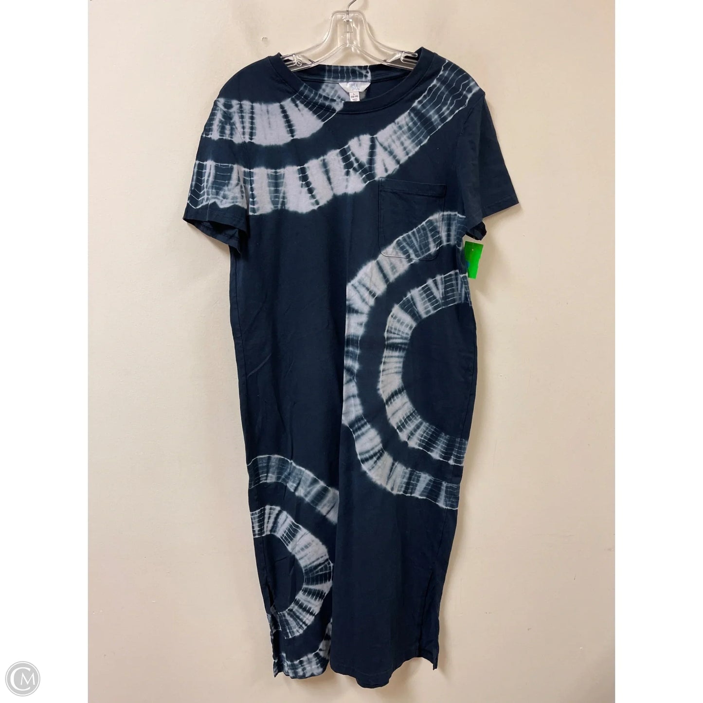 Dress Casual Maxi By Time And Tru In Navy, Size: L