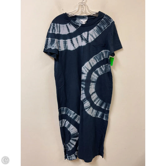 Dress Casual Maxi By Time And Tru In Navy, Size: L
