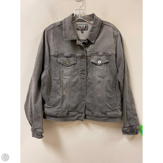 Jacket Denim By Torrid In Grey Denim, Size: 1x